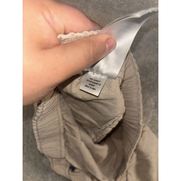 Patagonia‎ Island Hemp Baggie Shorts Beige Pockets 57030 Women's XL Pockets - Picture 6 of 10